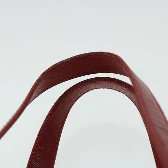 Burberrys Nova Check Hand Bag Canvas Beige Red Auth 53246 - Picture 8 of 16